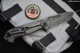 Складной нож Ultras F Black AUS-10 Black Wash
