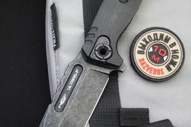 Складной нож Ultras F Black AUS-10 Black Wash
