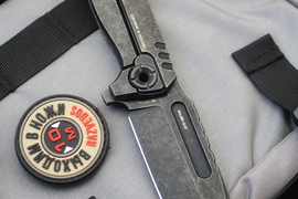Складной нож Ultras F Black AUS-10 Black Wash