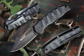 Складной нож Hero 440C Black Titanium