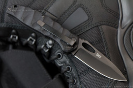 Складной нож Hero 440C Black Titanium