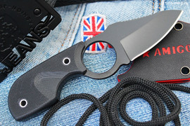 Нож шейный Amigo X Black AUS-8