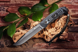 Туристический нож Enzo D2 Black Titanium