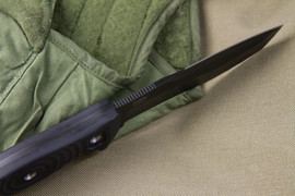 Тактический нож Vendetta AUS-8 Black Titanium
