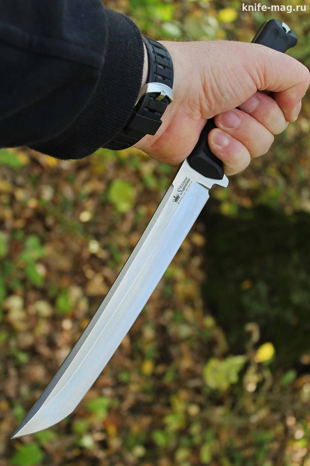Тактический нож Sensei AUS-8 Stone Wash