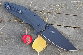 Складной нож Zedd AUS-8 Black Titanium