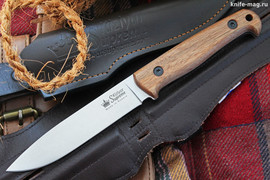 Туристический нож Pioneer AUS-8 Satin (рукоять орех)
