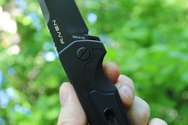 Складной автоматический нож Raven Black