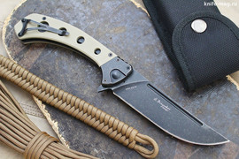 Складной нож Восток AUS-8 Black Wash