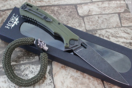 Складной нож Майор AUS-8 Black Titanium