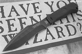 Нож Каратель М Black Titanium