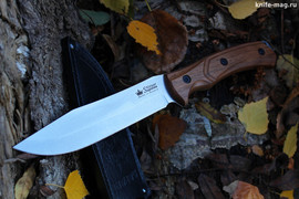Туристический нож Safari AUS-8 Stone Wash (рукоять орех)