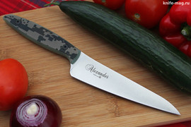 Кухонный нож Alexander M N690 Camo G-10