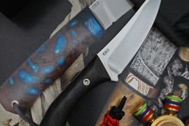 Нож Шейный (сталь 100х13М, наладки карбон)