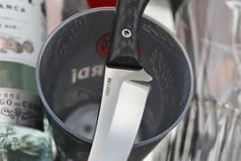 Нож Шейный (сталь 100х13М, наладки карбон)