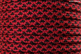Paracord Type III 550, Leopard Red&Black