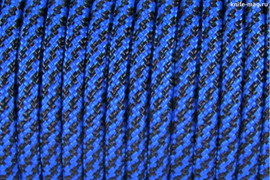 Paracord Type III 550, Spiral Black&Blue