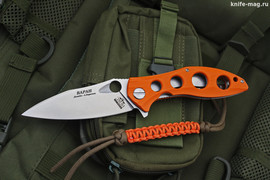 Складной нож Варан D2 Satin Orange G-10