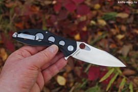 Складной нож Варан D2 Satin Black G-10