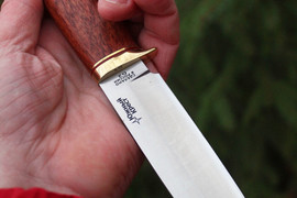 Туристический нож Кречет Bohler N690, рукоять орех