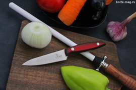 Кухонный нож Alexander S AUS-8 Red G-10