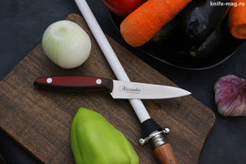 Кухонный нож Alexander S AUS-8 Red G-10