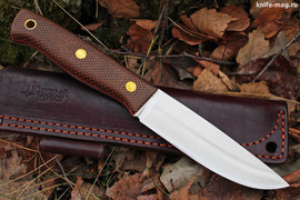 Туристический нож Модель XM D2, накладки micarta Койот, оружейная насечка