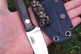 Туристический нож Термит Bohler N690, накладки micarta Питон