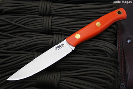 Туристический нож Slender S Orange Bohler N690, накладки micarta