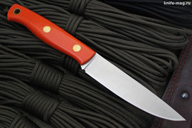 Туристический нож Slender S Orange Bohler N690, накладки micarta