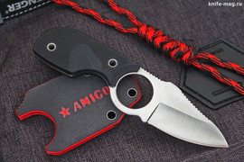 Нож шейный Amigo X AUS-8 Satin