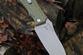 Складной нож Ponomar Folder Olive Stone Wash – Brutalica