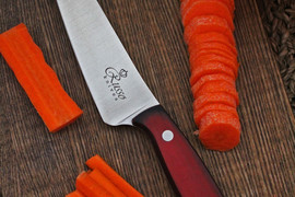 Кухонный нож Alexander M AUS-8 Red G-10