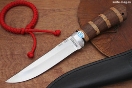 Лиса (рукоять орех, вставки карельская береза)