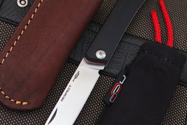 Складной нож Respect G-10 Black & Red Satin