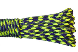 Paracord Type III 550, Camo LimeGreen&Violet